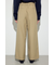 ベーシックタックワイドパンツ
