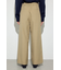 ベーシックタックワイドパンツ
