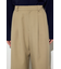 ベーシックタックワイドパンツ