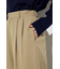 ベーシックタックワイドパンツ