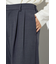 ベーシックタックワイドパンツ