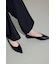 ソフトインソールローヒールパンプス