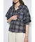 アーバンチェックフリンジショートシャツ