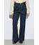 AZUL DENIM センタープレスフレアデニム ロング丈