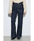 AZUL DENIM センタープレスフレアデニム