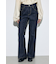 AZUL DENIM センタープレスフレアデニム