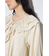 ラッフルロングスリーブブラウス