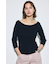 オフショルニットトップス