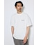 引き揃え天竺バックメッセージロゴTシャツ