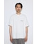 引き揃え天竺バックメッセージロゴTシャツ