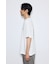 引き揃え天竺バックメッセージロゴTシャツ