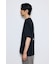 引き揃え天竺バックメッセージロゴTシャツ