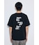 引き揃え天竺バックメッセージロゴTシャツ