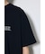 引き揃え天竺バックメッセージロゴTシャツ