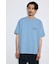 引き揃え天竺バックメッセージロゴTシャツ