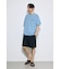 引き揃え天竺バックメッセージロゴTシャツ