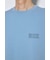 引き揃え天竺バックメッセージロゴTシャツ