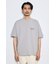 引き揃え天竺バックメッセージロゴTシャツ