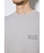 引き揃え天竺バックメッセージロゴTシャツ