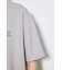 引き揃え天竺バックメッセージロゴTシャツ