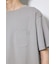 引き揃え天竺ポケットTシャツ