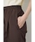 COMFORA AIRピンタックテーパードパンツ