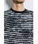 かすれボーダーTシャツ