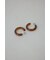 アクリルフープピアス