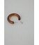 アクリルフープピアス