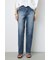 AZUL DENIM センタープレスストレートデニム