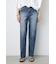 AZUL DENIM センタープレスストレートデニム