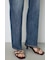 AZUL DENIM センタープレスストレートデニム