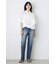 AZUL DENIM センタープレスストレートデニム