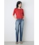 AZUL DENIM センタープレスストレートデニム