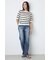 AZUL DENIM センタープレスストレートデニム