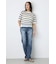 AZUL DENIM センタープレスストレートデニム