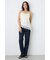 AZUL DENIM センタープレスストレートデニム