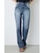 【WEB限定】AZUL DENIM センタープレスストレートデニム ロング丈