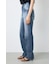 【WEB限定】AZUL DENIM センタープレスストレートデニム ロング丈
