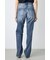 【WEB限定】AZUL DENIM センタープレスストレートデニム ロング丈