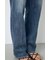 【WEB限定】AZUL DENIM センタープレスストレートデニム ロング丈