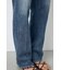 【WEB限定】AZUL DENIM センタープレスストレートデニム ロング丈