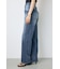【WEB限定】AZUL DENIM センタープレスストレートデニム ショート丈