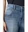 【WEB限定】AZUL DENIM センタープレスストレートデニム ショート丈