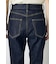 【WEB限定】AZUL DENIM センタープレスストレートデニム ショート丈
