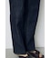 【WEB限定】AZUL DENIM センタープレスストレートデニム ショート丈