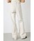 【WEB限定】AZUL DENIM ダメージストレートデニム ロング丈