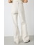 【WEB限定】AZUL DENIM ダメージストレートデニム ロング丈