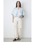 【WEB限定】AZUL DENIM ダメージストレートデニム ロング丈