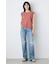 【WEB限定】AZUL DENIM ダメージストレートデニム ロング丈
